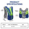 Hydration Pack Backpack, IX INOXTO Running Hydration Vest with 1.5L ( 50 oz) Water Bladder for Men Women, Lightweight Water Backpack for Hiking Cycling Climbing Camping (Dark Blue) view 2
