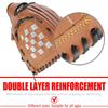 Baseball Glove,Baseball Softball Mitt with Ball for Kids Youth Adults Training and Beginner,Right Hand Throw,Left Hand Glove (Brown, 9.5in) view 4