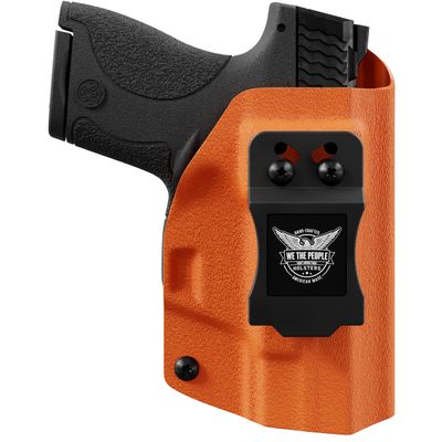 We The People Holsters - Orange - Right Hand - IWB Holster Compatible with Glock 30S w/Olight PL-Mini 2 Valkyrie