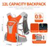IX INOXTO Hydration Pack Backpack, Lightweight Water Backpack with 2L Hydration Bladder Daypack for Men Women,Running Hydration Vest for Trail Running Hiking Cycling Race Climbing (Light Orange) view 2