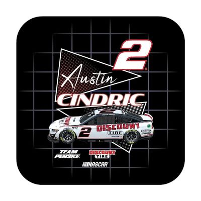 R and R Imports Nascar #2 Austin Cindric 4-Inch Vinyl Decal Sticker Retro Design