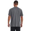 Under Armour Men's Heavyweight Short Sleeve T-Shirt, (012) Pitch Gray Medium Heather/White/White, X-Small view 3