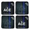 CornholeAce Legendary - Police Flag (Set of 4 Bags) - Professional Cornhole Bags - Thin Blue Line Flag - ACE Pro Stamped view 2