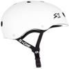 S1 Lifer Helmet for Skateboarding, BMX, and Roller Skating - EPS Fusion Foam, CPSC & ASTM Certified - White Gloss w/Black Stripes X-Small (20.5") view 3