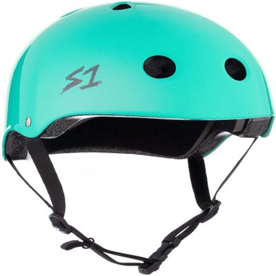 S1 Lifer Helmet for Skateboarding, BMX, and Roller Skating - EPS Fusion Foam, CPSC & ASTM Certified - Lagoon Gloss X-Small (20.5")