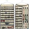 BB Brotrade Hanging Jewelry Organizer,Double Sided 56 Pockets&9 Hooks Accessories Organizer for Holding Jewelry view 1