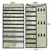 BB Brotrade Hanging Jewelry Organizer,Double Sided 56 Pockets&9 Hooks Accessories Organizer for Holding Jewelry view 2