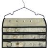 BB Brotrade Hanging Jewelry Organizer,Double Sided 56 Pockets&9 Hooks Accessories Organizer for Holding Jewelry view 3