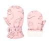 UTTPLL Toddler Mittens Lined Fleece Warm Ski Snow Gloves Infant Baby Toddler Waterproof Kids Winter Mittnes For Boys Girls Dinosaur Pink 4-6 Years view 1