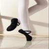 Dance Women's Ballet Shoes Stretch Canvas Dance Slippers Split Sole for Girls/Adult, Size 10, Black view 2