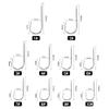 KUYWLMKMZZ Fishing Hooks 100PCS with Stabbed Hook High Carbon Steel Jig Mackerel Fish Hook Fishing Gear Fishing Tackle (Size : 6#) view 2