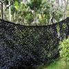 Black Camouflage Net,Large Camo Netting,Military Nets,Privacy Screen,Army Sunshade Mesh,for Decoration,Hunting,Party,Camping and Car Cover,with Mesh Net Behind (5x5m(16.4x16.4ft)) view 1