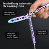 Vudwson Practice Tool with Cool Color Design, Full Stainless Steel, Set of 3 Color (Black&Silver&Colorful) view 2