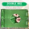 WANNTS Sleeping Pad, Ultralight Inflatable Sleeping Pad for Camping, Built-in Pump, Ultimate for Camping, Hiking - Airpad, Carry Bag, Repair Kit - Compact & Lightweight Camping Pad(Green) view 2