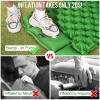 WANNTS Sleeping Pad, Ultralight Inflatable Sleeping Pad for Camping, Built-in Pump, Ultimate for Camping, Hiking - Airpad, Carry Bag, Repair Kit - Compact & Lightweight Camping Pad(Green) view 3