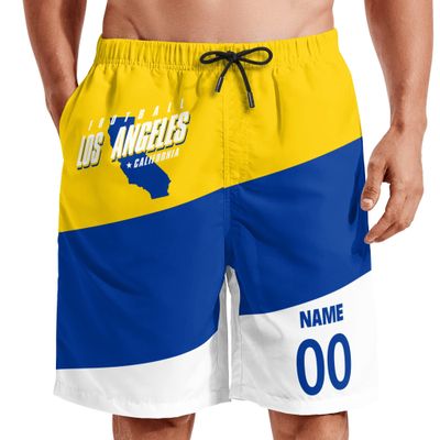 ANTKING Los Angeles Mens Beach Shorts Kids Quick Dry Customized Any Name&Number Gifts