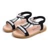 Baby Girls Sandals Soft Sole Shoes Toddler Infant Kids Baby Girls Pearl Crystal Single Princess Roman Shoes Sandals view 2