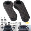 NOKINS Golf Cart Armrest, No Drilling Required, Flip Golf Cart Armrest with Cup Holder, for EZGO, Club Cart Yamaha view 1