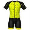 Sparx Mens Elite Aerosuit Triathlon Suit Mens Short Sleeve Tri Suit Skinsuit (Aloha, 3XL) view 2