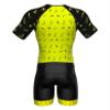 Sparx Mens Elite Aerosuit Triathlon Suit Mens Short Sleeve Tri Suit Skinsuit (Aloha, 3XL) view 4