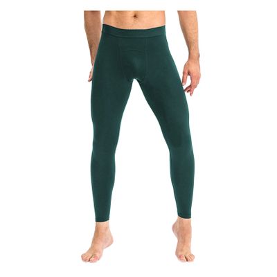 UNeedVog Men's Compression Pants Athletic Leggings Running Sports Tight Quick Dry Inner Pants Army Green