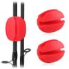 OROOTL Fishing Rod Holder Straps, 2pcs Silicone Fishing Rod Straps 5-Holes Portable Fishing Pole Holder Fixed Ball Fishing Pole Puller Accessories view 1