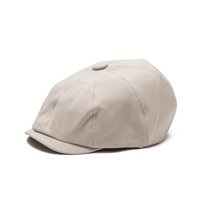 XIXIDIAN Summer Newsboy Cap Men Women Herringbone Bakerboy Caps Lightweight Breathable Flat Hat Beret for Male (Color : A, Size : 55-59cm)
