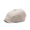 XIXIDIAN Summer Newsboy Cap Men Women Herringbone Bakerboy Caps Lightweight Breathable Flat Hat Beret for Male (Color : A, Size : 55-59cm) view 1