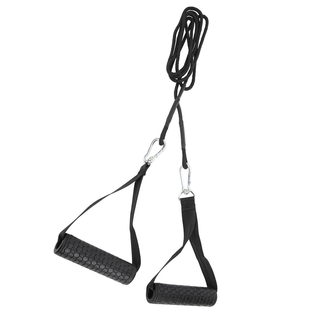 Alvinlite Triceps Rope, DIY Tricep Press Down Pulley Cable Machine Attachment System Grip Handle Triceps Rope Fitness Equipment