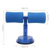 Sit Up Exercise Bar, Crunches Assistant Sit-up Bar Aid Waist Fat Reduction Exercise Equipment for Home Office Travel (Blue) view 3