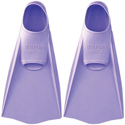 AQA MS KF2118K Marine Sports Fins, Dolphin Color, Purple (16), MS KF2118K