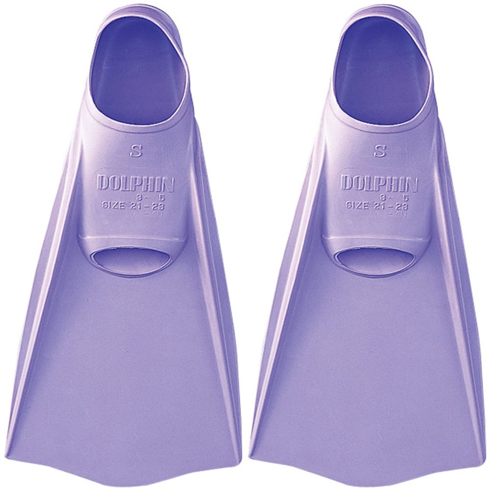 AQA MS KF2118K Marine Sports Fins, Dolphin Color, Purple (16), MS KF2118K