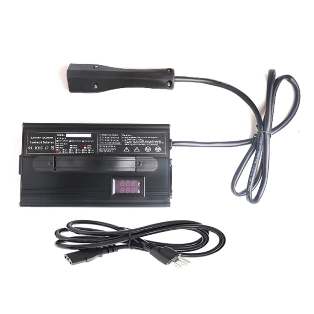 WYSWDJ Golf Cart Battery Charger Replacment, LED Display Club Car Golf Cart Battery Charger,48v15a