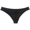 JAXFSTK Sexy Men's Bikini Brief Elastic Ruched Back Underwear Cheeky Swim Briefs 3-Pack(Black, Blue Grey, Red) XL view 2