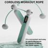 Cordless Jump Rope Digital Weighted Handle Workout Jumping Rope with Calorie Counter for Training Fitness Adjustable Exercise Speed Skipping Rope for Men, Women, Kids, Girls (Pink) view 3