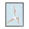 Stupell Industries Yoga Crescent Moon Pose Human Working out, Design by Nina Blue view 1