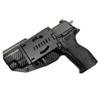 OWB Concealment IDPA - Outside The Waistband Holster - fits Sig P226 with Rail (Carbon Fiber, Right) view 2