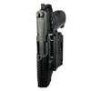 OWB Concealment IDPA - Outside The Waistband Holster - fits Sig P226 with Rail (Carbon Fiber, Right) view 3