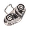 Aramox Boat Cam Cleat, Boat Cam Cleat with Wire Leading Ring Sailboat Pilates Equipment 316 Stainless Steel Mirror Polished for 10mm Rope view 1