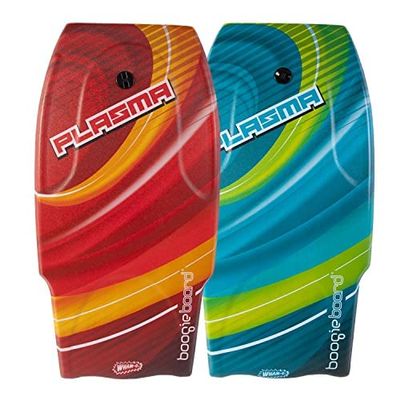 Boogieboard Plasma 36" Bodyboard- Adjustable Leash - Lightweight Bodyboard - PE Foam, Slick Bottom - Easy to Grip -Smaller Sized Rider (2 Pack Bundle)