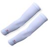 Bratla Compression Arm Sleeves For Men - Stretchable White Arm Sleeves, Cricket Sleeves To Cover Arms For Men, Compression Sleeve To Protects From Sun And Field Bruises, medium view 1