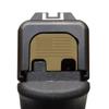 Milspin Slide Back Plate Compatible with Glock Gen 1-5 | American Flag | Veteran Made in USA I CNC Milled (Coyote (on Stainless Steel), Models G17-G41, G45) view 1