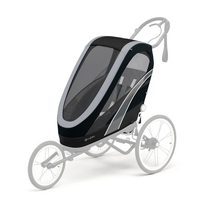 Cybex ZENO Multisport Trailer Seat Pack in All Black
