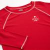 Quad Seven Boys Swim Shirt - Quicky Dry Sun Protection Long Sleeve Rash Guard for Boys Youth Kids Swimwear (Sizes: 5-18), Size 8-10, Red view 3