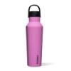 Corkcicle Sport Canteen - Keeps Drinks Cold 25 Hours - Stainless Steel Water Bottle - Triple-Insulated - Spill-Proof - Summer Drinkware Gift - Keeps Drinks Ice Cold - 20 oz - Fuchsia view 1