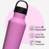 Corkcicle Sport Canteen - Keeps Drinks Cold 25 Hours - Stainless Steel Water Bottle - Triple-Insulated - Spill-Proof - Summer Drinkware Gift - Keeps Drinks Ice Cold - 20 oz - Fuchsia view 3