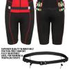 Deux Roues Triathlon Suit Men Racing Tri Cycling Skin Suit Bike Swim Run - Bonus Race Bib Belt (Red, 3X-Large) view 3
