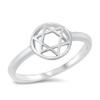 Star of David Ring Jewish Star New .925 Sterling Silver Band Size 8 view 1