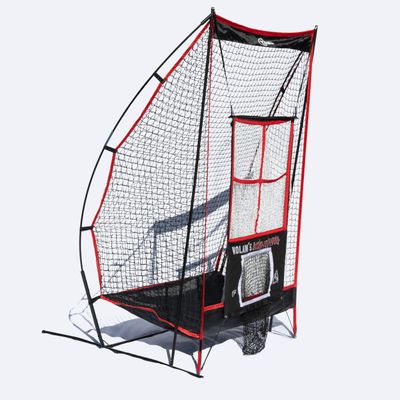 TAG Portable Football Kicking Net with Longsnapper Target, 4 Punting Targets, Ball Catch System, Sets Up in Minutes, No Tools Required with Travel Bag