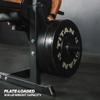 Titan Fitness Plate-Loaded Adjustable Leg Extension and Curl Machine, Rated 300 LB, Lower Body Specialty Machine for Extension and Curls, Muscle Focus on Thigh, Quads and Hamstrings view 4